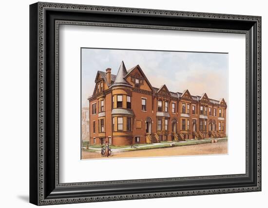 Victorian House, No. 17-null-Framed Art Print