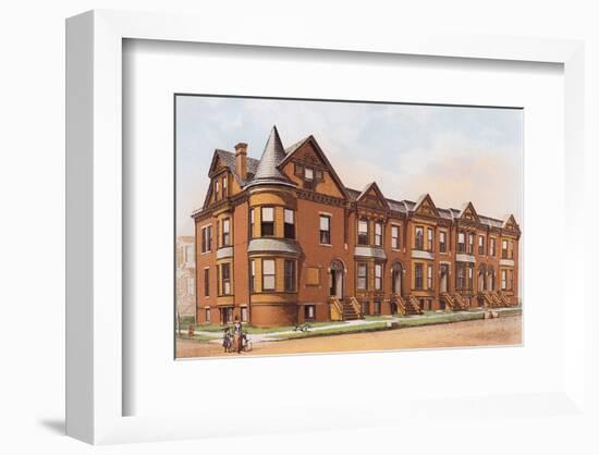 Victorian House, No. 17-null-Framed Art Print