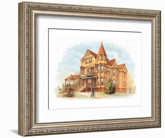 Victorian House, No. 20-null-Framed Art Print