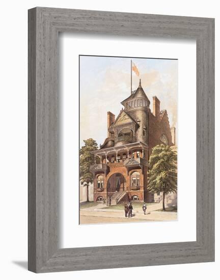 Victorian House, No. 4-null-Framed Art Print