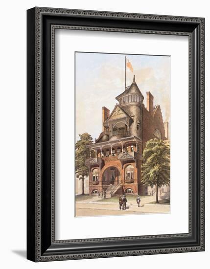 Victorian House, No. 4-null-Framed Art Print