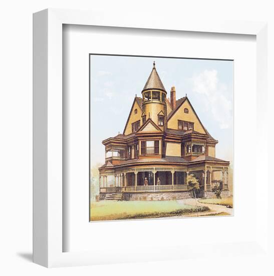 Victorian House, No. 8-null-Framed Premium Giclee Print