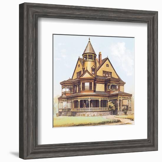 Victorian House, No. 8-null-Framed Art Print