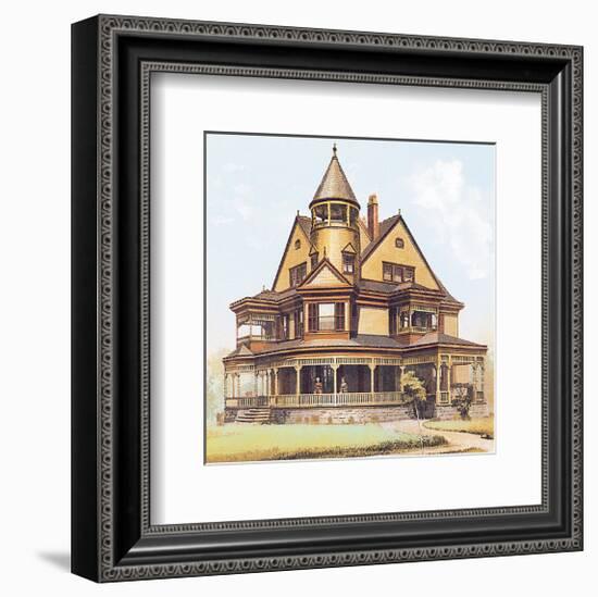 Victorian House, No. 8-null-Framed Art Print