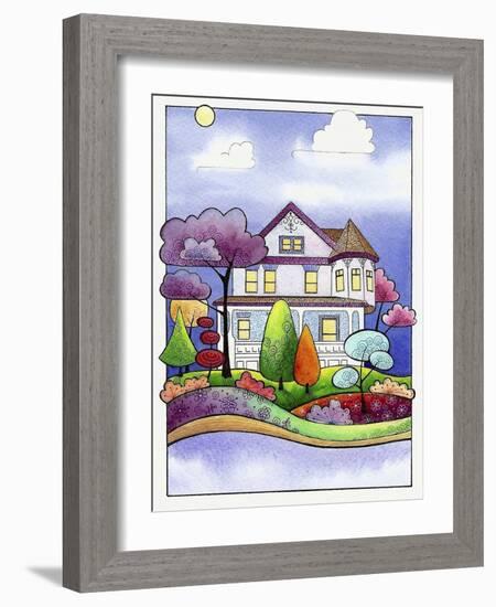 Victorian Inn on the River-Sandra Willard-Framed Giclee Print