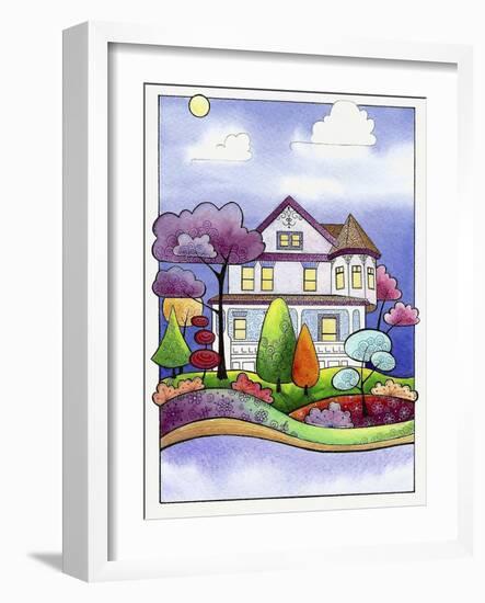 Victorian Inn on the River-Sandra Willard-Framed Giclee Print