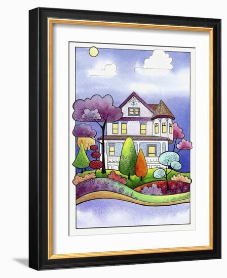 Victorian Inn on the River-Sandra Willard-Framed Giclee Print