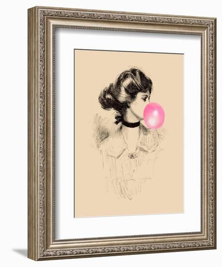 Victorian Ladies Misbehaving I-Alicia Longley-Framed Premium Giclee Print