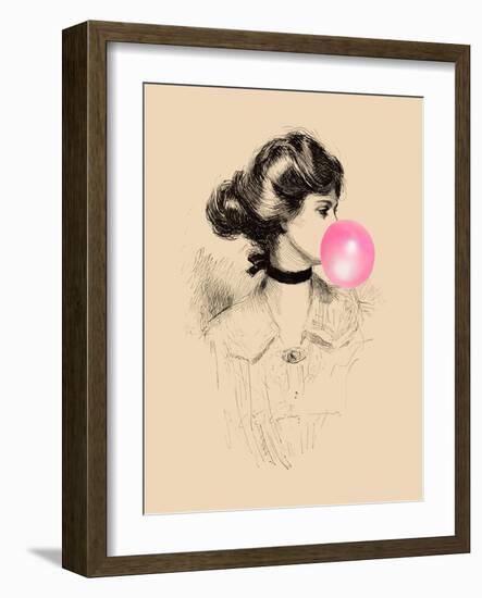 Victorian Ladies Misbehaving I-Alicia Longley-Framed Art Print