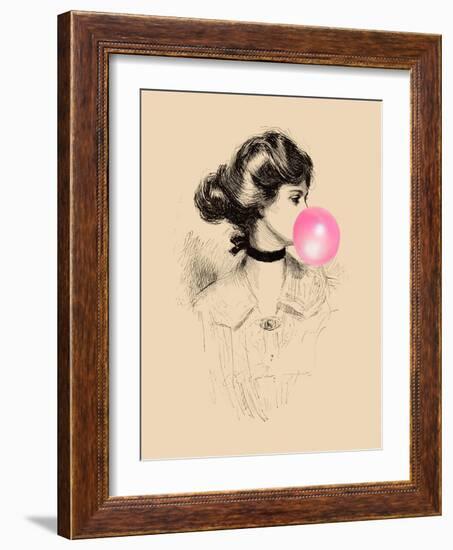 Victorian Ladies Misbehaving I-Alicia Longley-Framed Art Print