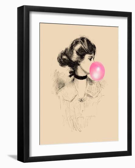 Victorian Ladies Misbehaving I-Alicia Longley-Framed Art Print