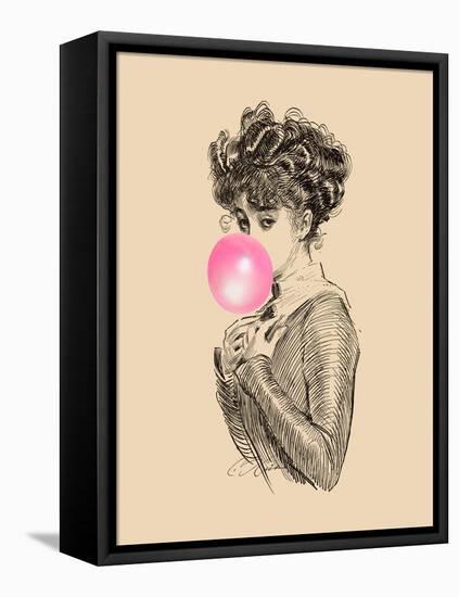 Victorian Ladies Misbehaving II-Alicia Longley-Framed Stretched Canvas