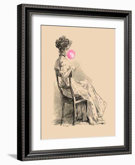 Victorian Ladies Misbehaving III-Alicia Longley-Framed Art Print