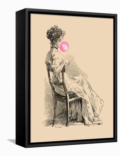 Victorian Ladies Misbehaving III-Alicia Longley-Framed Stretched Canvas