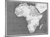 Victorian Map of Africa-null-Mounted Giclee Print