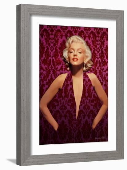 Victorian Marilyn-Chris Consani-Framed Art Print