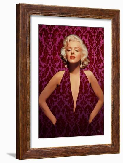Victorian Marilyn-Chris Consani-Framed Art Print