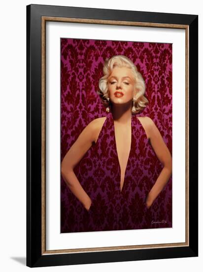 Victorian Marilyn-Chris Consani-Framed Art Print