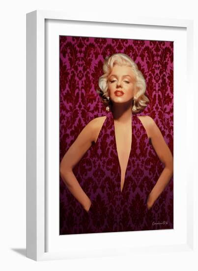 Victorian Marilyn-Chris Consani-Framed Art Print