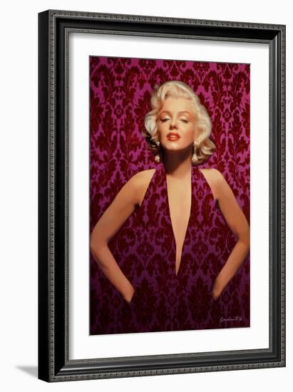 Victorian Marilyn-Chris Consani-Framed Art Print