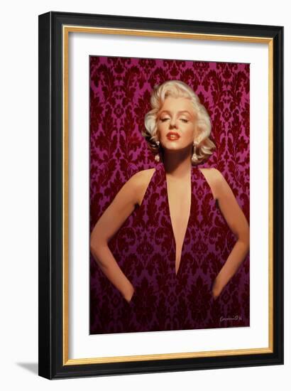 Victorian Marilyn-Chris Consani-Framed Art Print