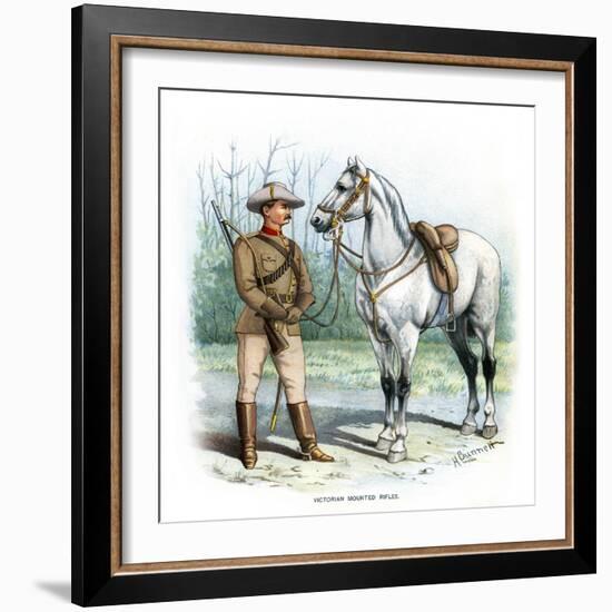 Victorian Mounted Rifles, C1890-H Bunnett-Framed Giclee Print