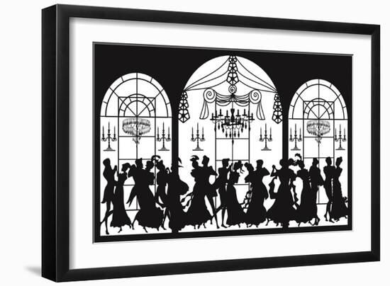Victorian Party-Milovelen-Framed Art Print
