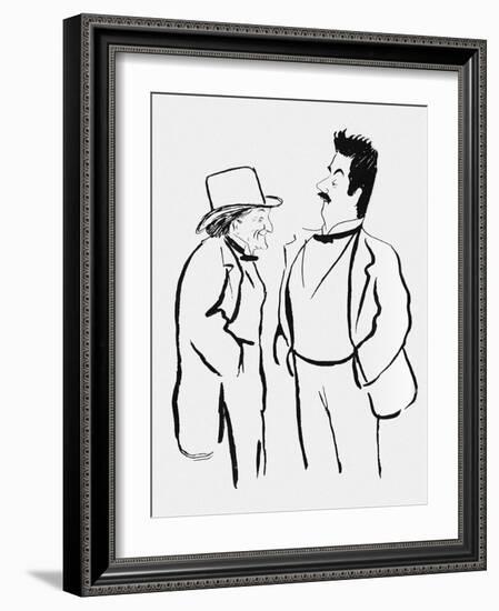 Victorian Sardou and Giacomo Puccini-Sem-Framed Giclee Print