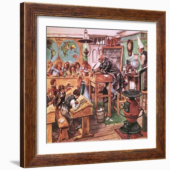 Victorian School Room-Peter Jackson-Framed Giclee Print