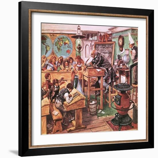 Victorian School Room-Peter Jackson-Framed Giclee Print