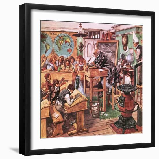 Victorian School Room-Peter Jackson-Framed Giclee Print