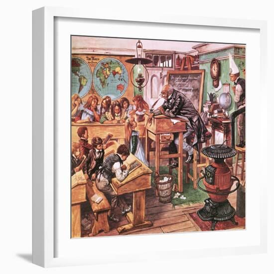 Victorian School Room-Peter Jackson-Framed Giclee Print