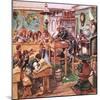 Victorian School Room-Peter Jackson-Mounted Giclee Print