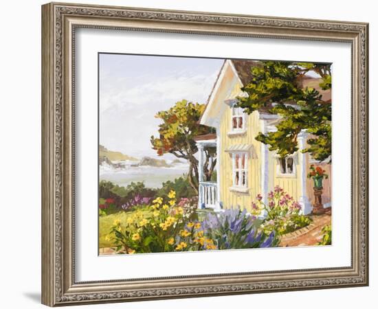 Victorian Seaside Haven-Erin Dertner-Framed Art Print