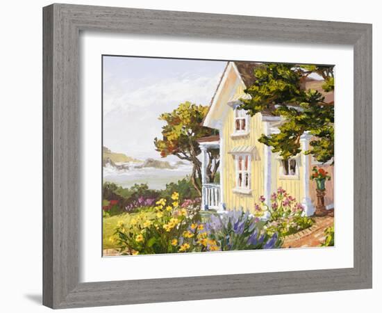 Victorian Seaside Haven-Erin Dertner-Framed Art Print