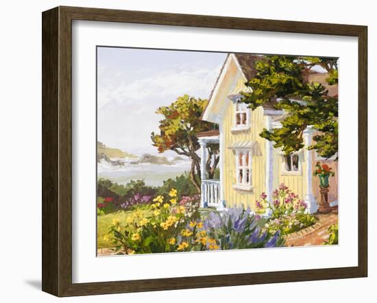 Victorian Seaside Haven-Erin Dertner-Framed Art Print