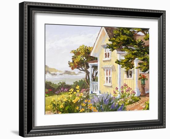 Victorian Seaside Haven-Erin Dertner-Framed Art Print