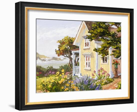 Victorian Seaside Haven-Erin Dertner-Framed Art Print