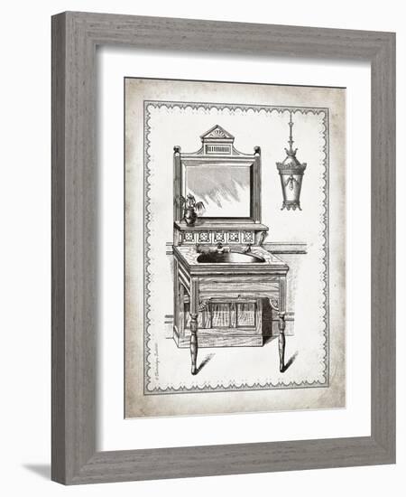 Victorian Sink I-Gwendolyn Babbitt-Framed Art Print