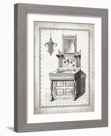 Victorian Sink II-Gwendolyn Babbitt-Framed Art Print