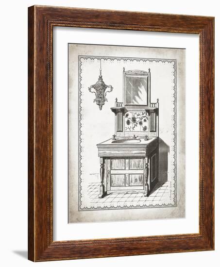 Victorian Sink II-Gwendolyn Babbitt-Framed Art Print