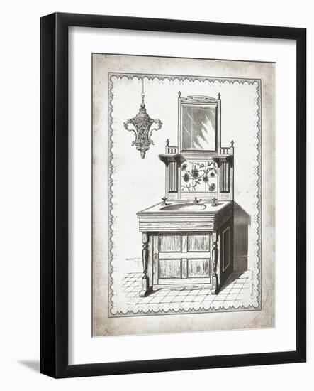 Victorian Sink II-Gwendolyn Babbitt-Framed Art Print