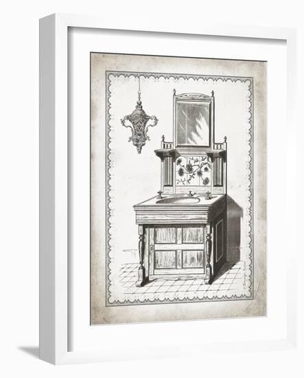 Victorian Sink II-Gwendolyn Babbitt-Framed Art Print