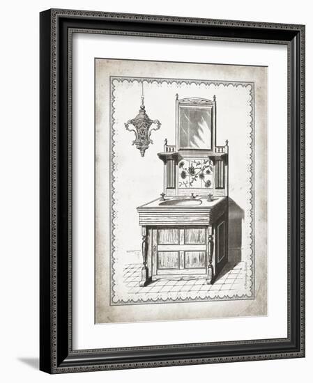 Victorian Sink II-Gwendolyn Babbitt-Framed Art Print