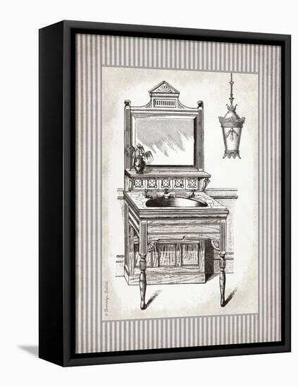 Victorian Sink Stripes I-Gwendolyn Babbitt-Framed Stretched Canvas
