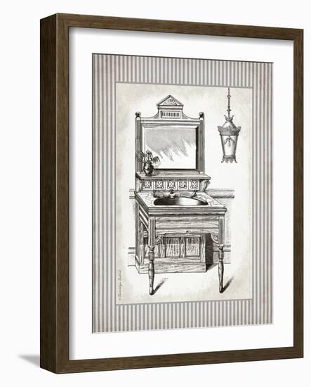 Victorian Sink Stripes I-Gwendolyn Babbitt-Framed Art Print