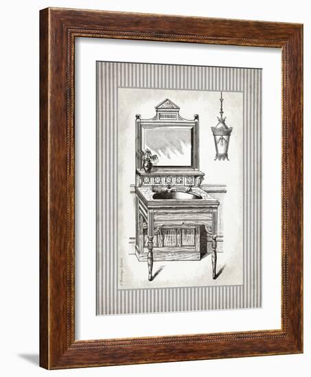 Victorian Sink Stripes I-Gwendolyn Babbitt-Framed Art Print