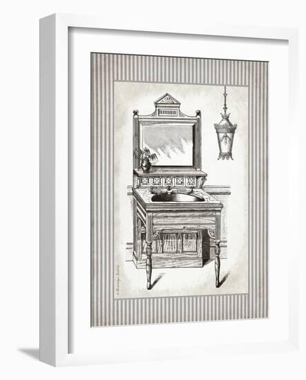 Victorian Sink Stripes I-Gwendolyn Babbitt-Framed Art Print