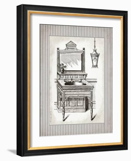 Victorian Sink Stripes I-Gwendolyn Babbitt-Framed Art Print