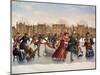 Victorian Skaters-Dan Craig-Mounted Giclee Print